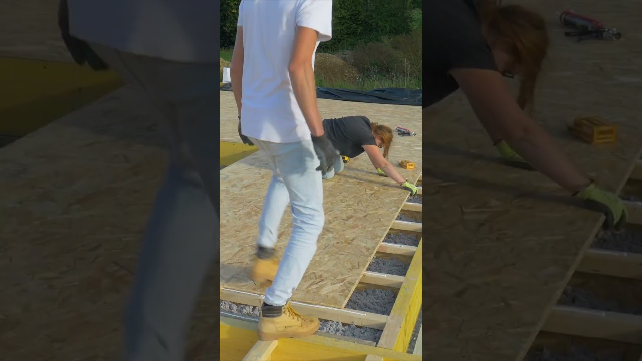 On construit le plancher bois de notre maison avec des dalles OSB - RECAP.46 #autoconstruction
