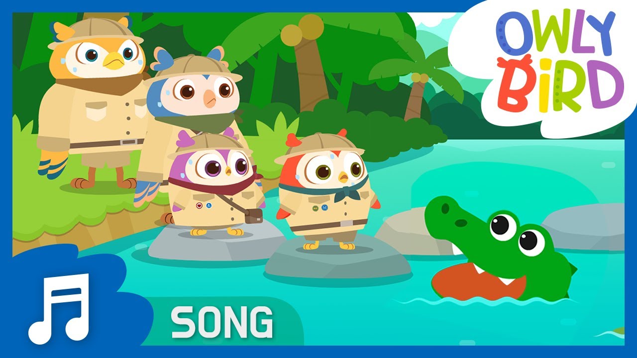 Jungle Adventure 🐸🐊🦉 | Lets go through the jungle with OwlyBird | Nursery Rhymes | OwlyBird