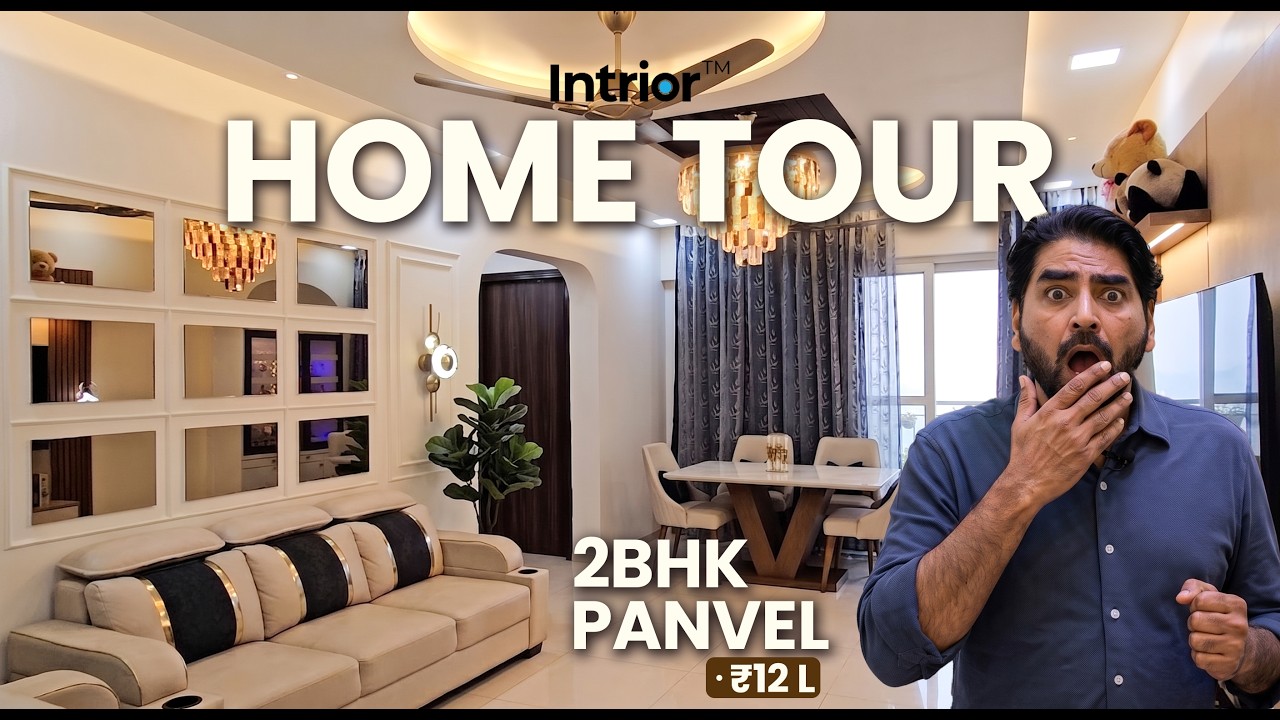 2BHK Home Tour @ Panvel, Navi Mumbai - Intrior One Pvt Ltd