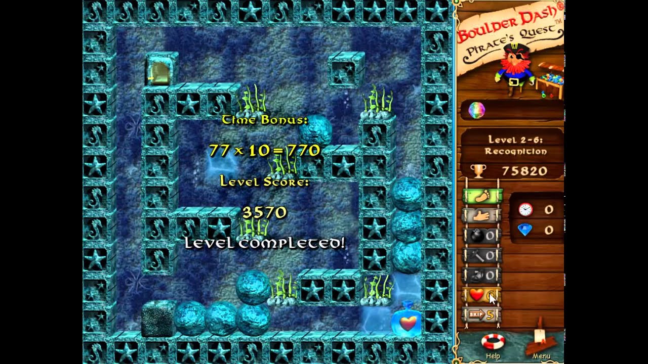 boulder dash- pirates quest world 2
