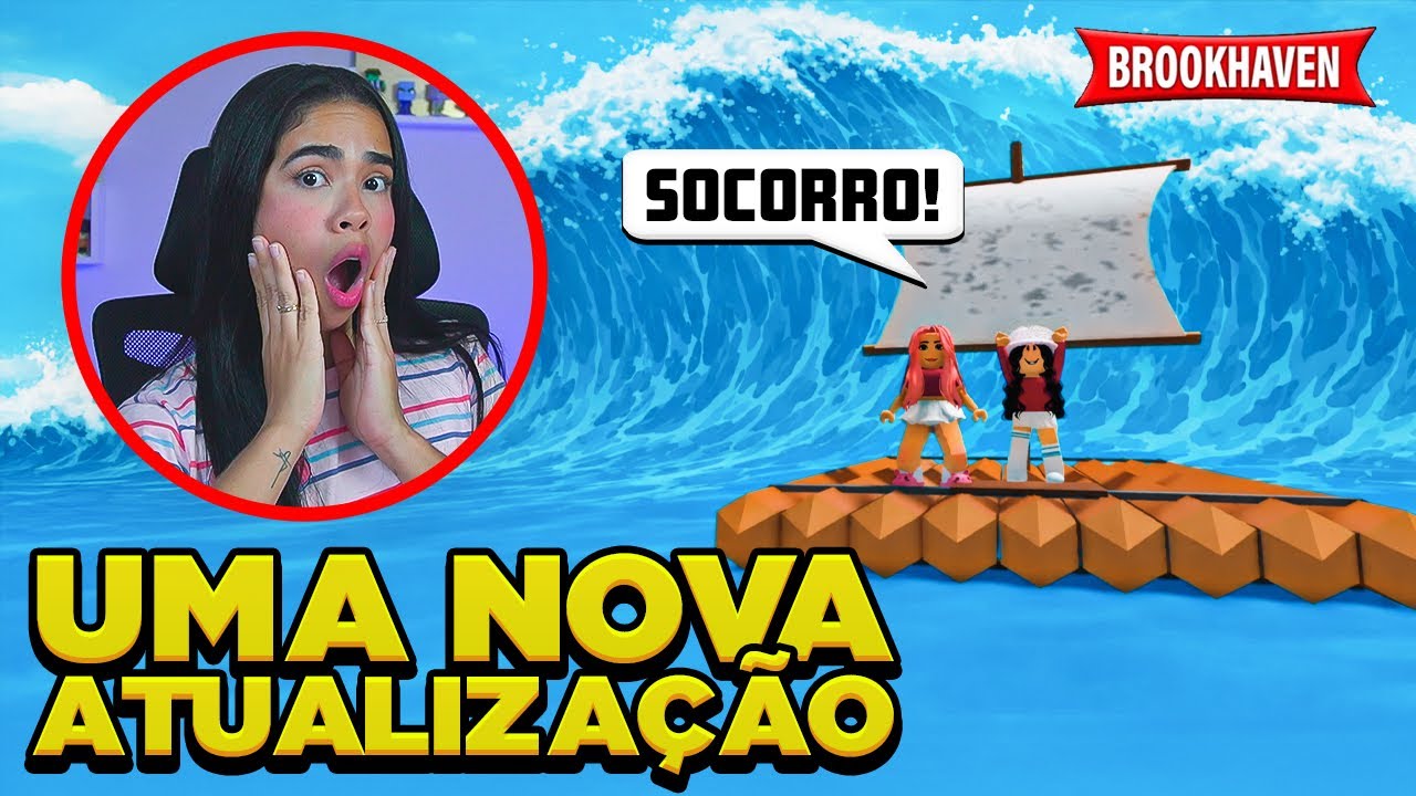UM TSUNAMI NA NOVA ATUALIZAÇÃO DE BROOKHAVEN 