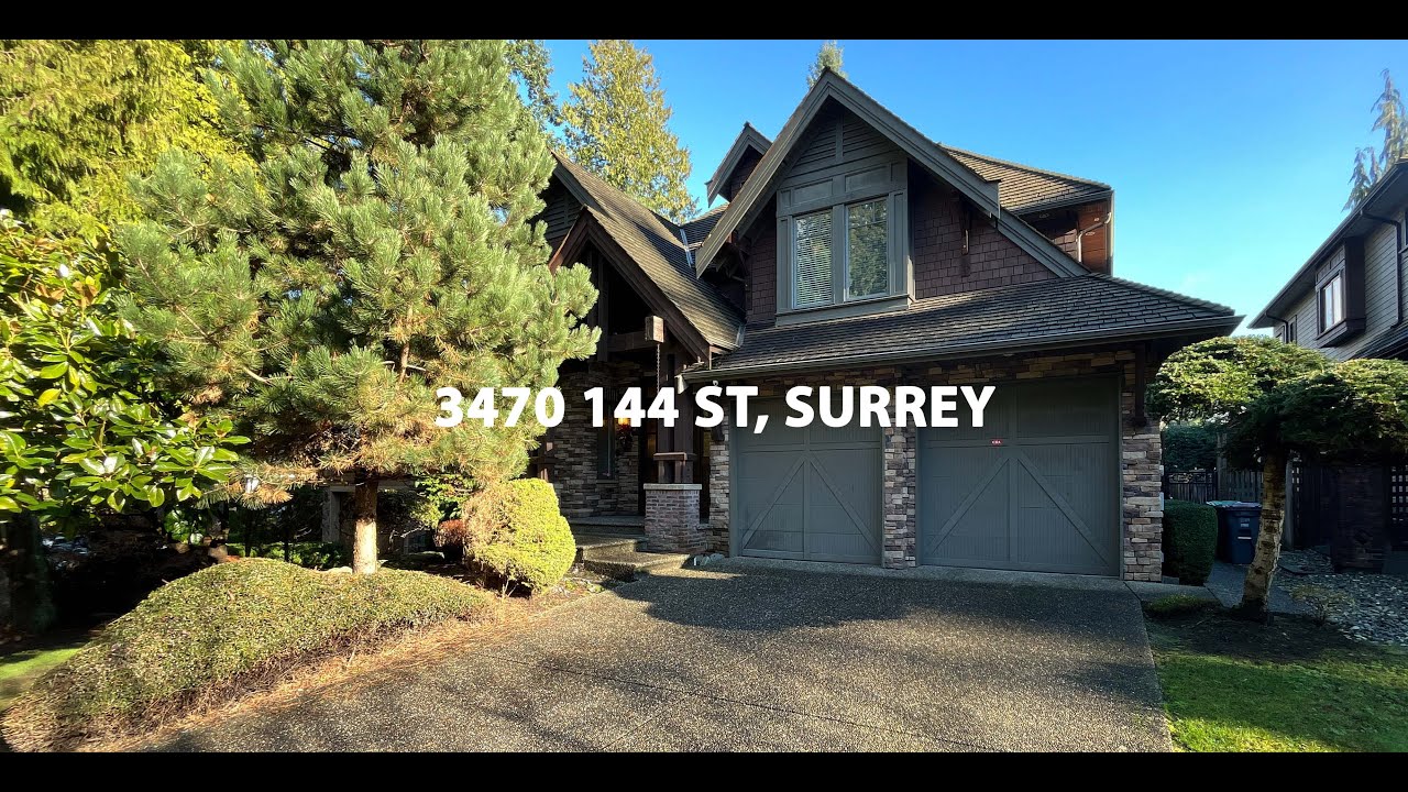 🏡 West Coast Elegance in Prestigious Elgin Chantrell 🌲🔥 3470 144 ST, SURREY