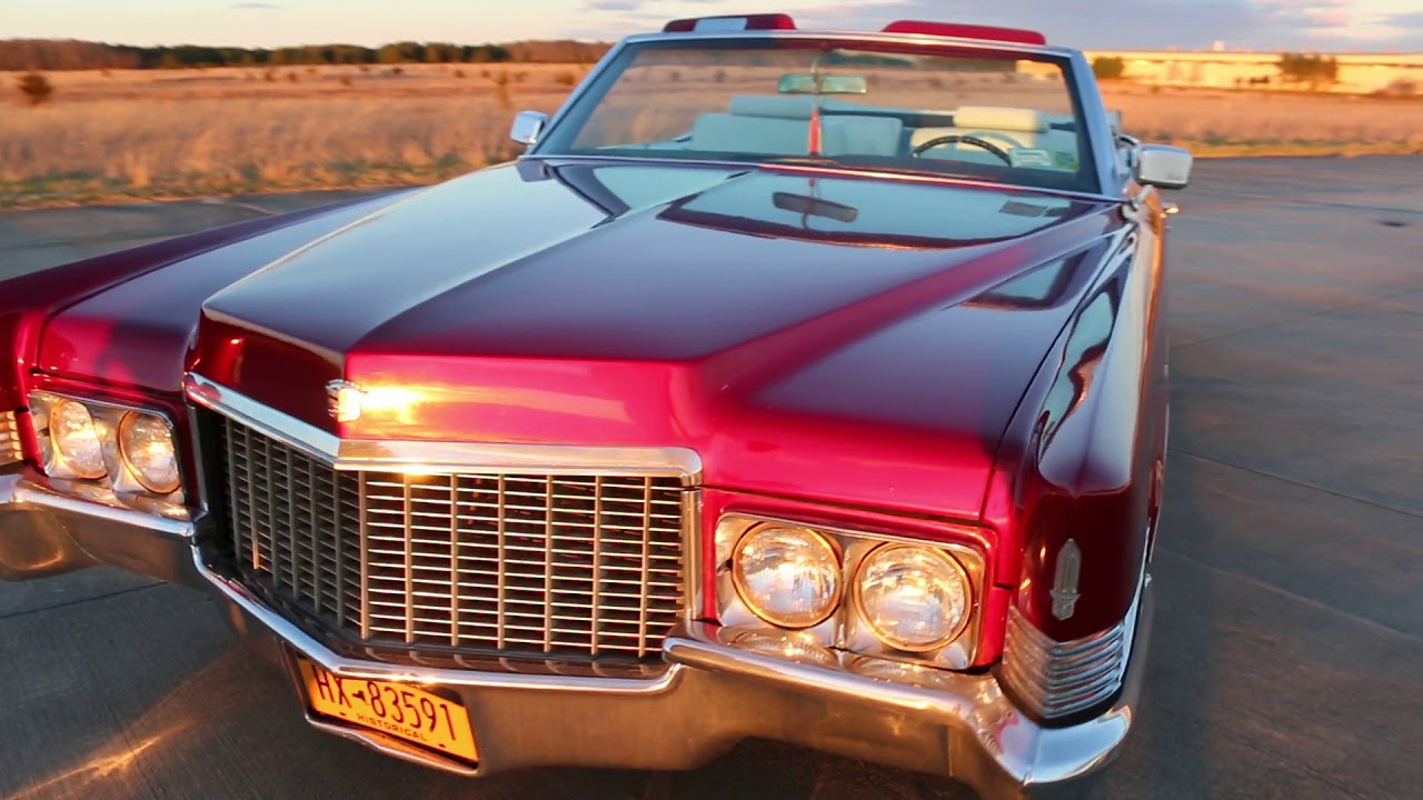 $11,995 - 1970 Cadillac DeVille Convertible For Sale Beautiful Color Combination