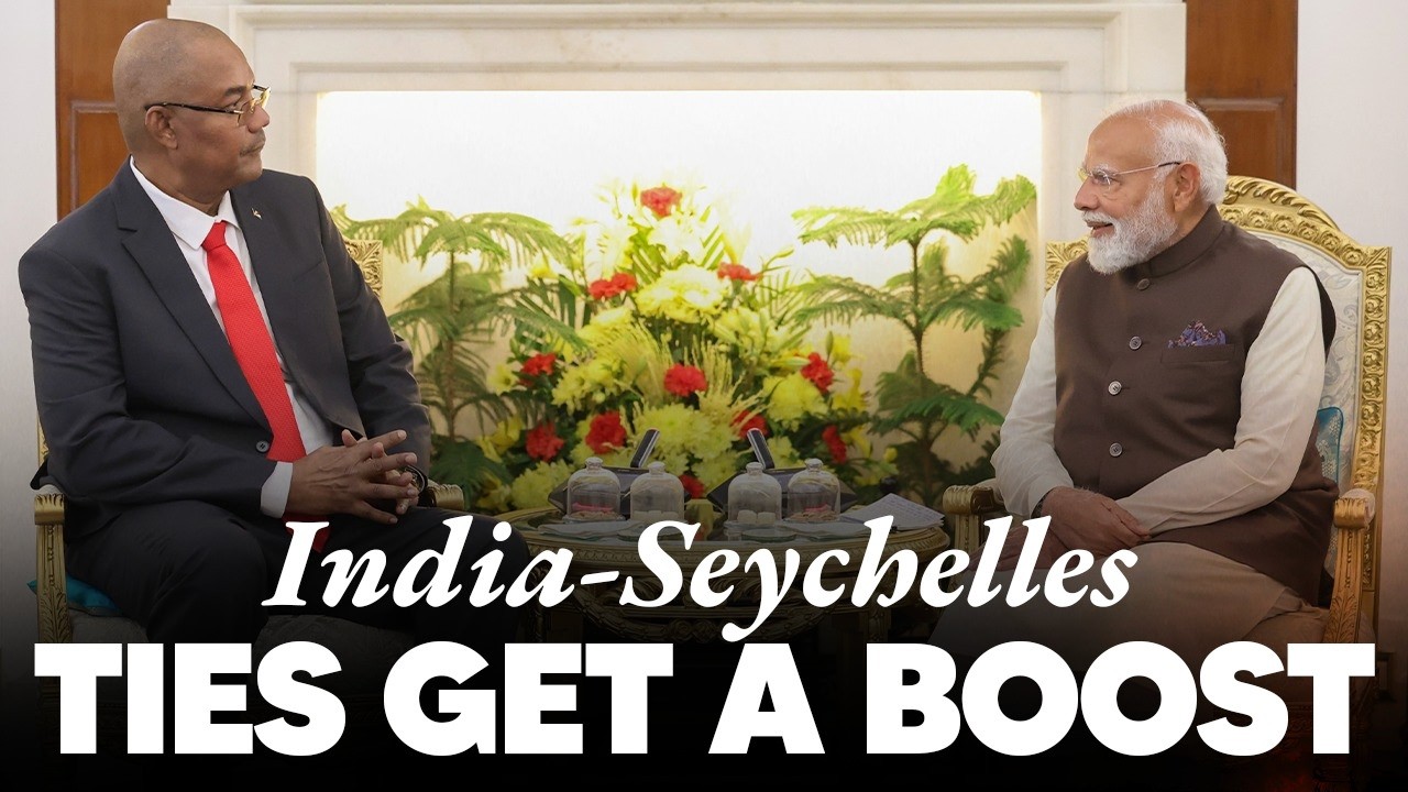 LIVE: PM Modi holds talks with President Dr. Patrick Herminie of Seychelles at Hyderabad House