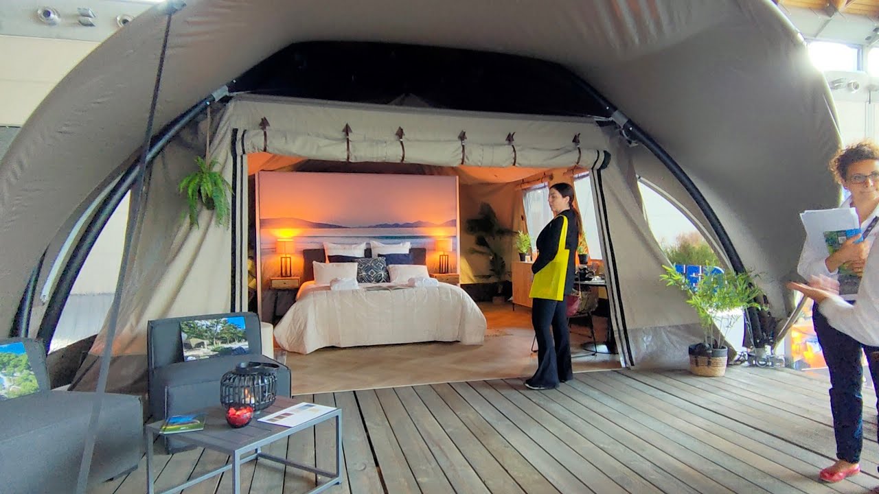 in camper punt. 967 una maxi tenda per vivere il glamping