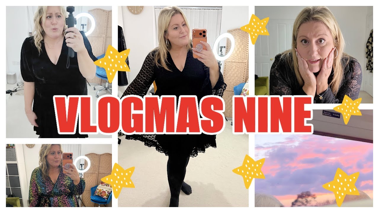 VLOGMAS NINE / ПОМОГИТЕ, Я НЕ ЗНАЮ, ЧТО НАДЕТЬ?