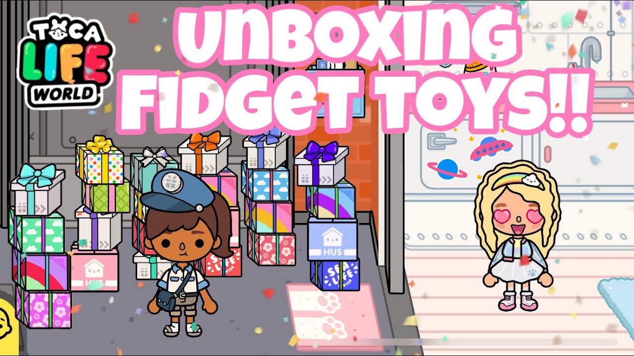 UNBOXING FIDGET TOYS IN TOCA LIFE WORLD | DAISY GAMES