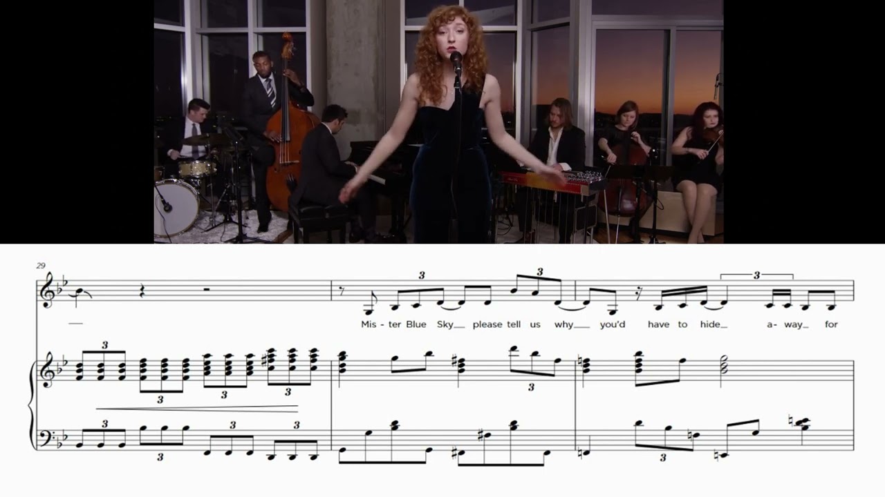Postmodern Jukebox - Mr. Blue Sky (Piano + Vocal Arrangement)