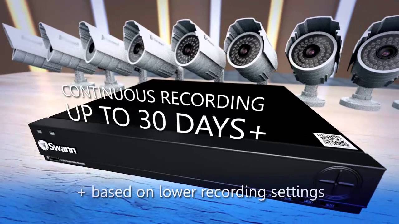 Swann 16 Channel 960H DVR with 16 x 900TVL Cameras