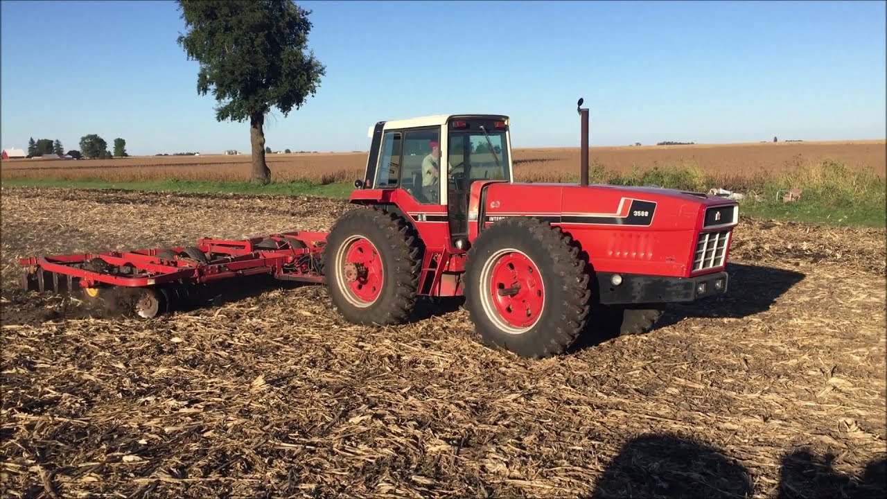 IH 3588 Disking Rye Plot