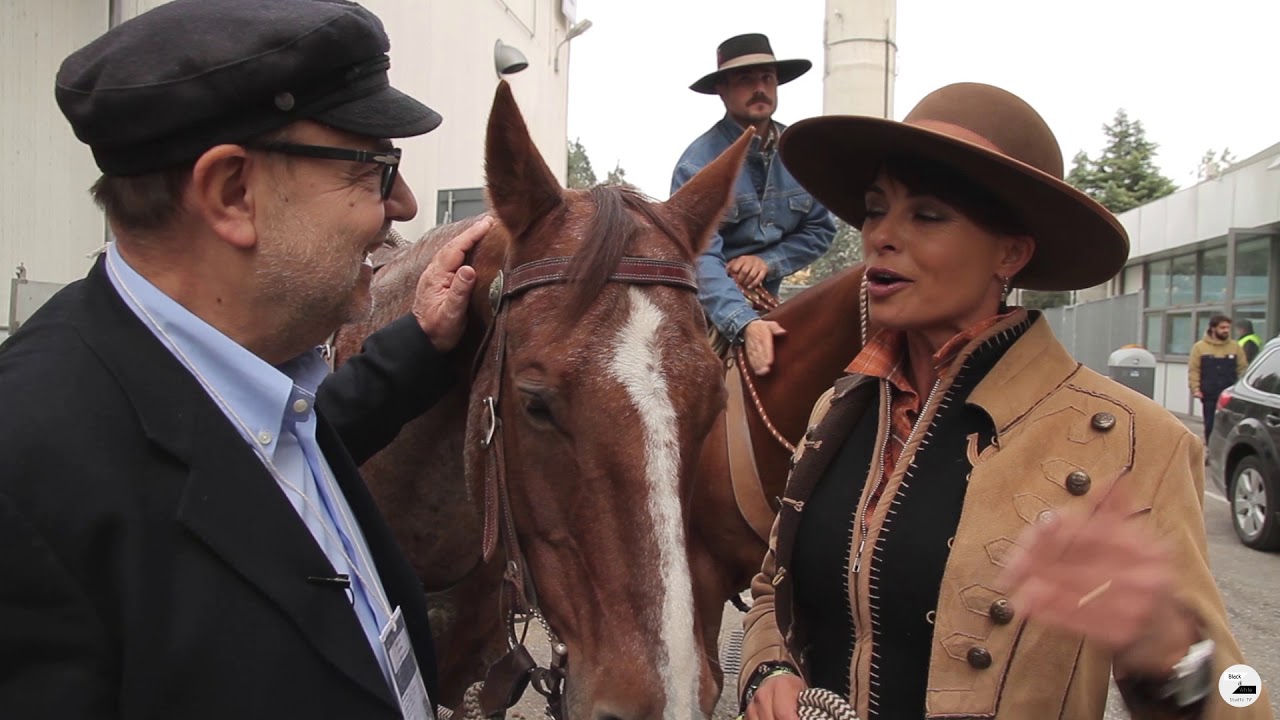 Natalia Estrada a Fiera Cavalli #viaggiaconme #bewtv #fieracavalli #nataliaestrada #quarterhorse