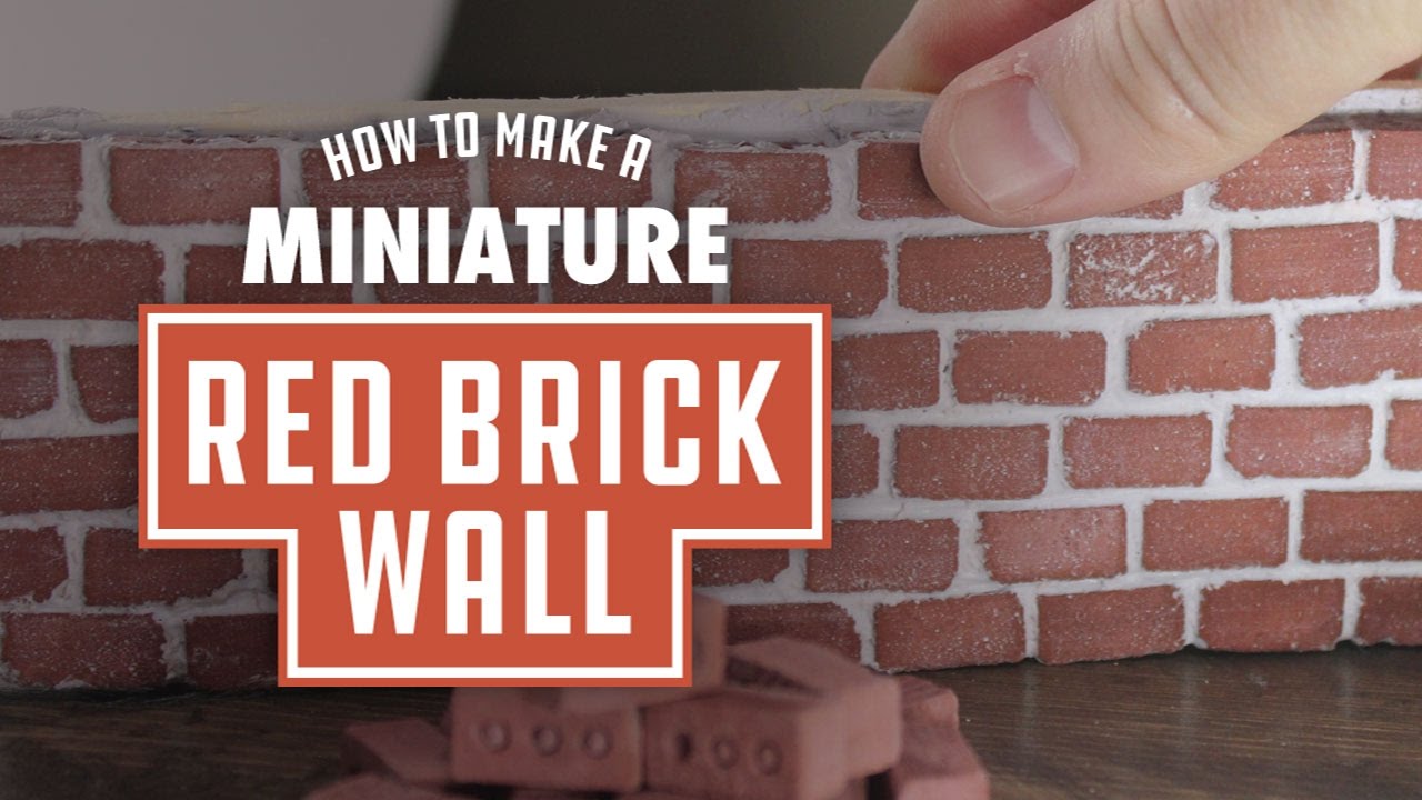 How to make a Mini Red Brick Wall
