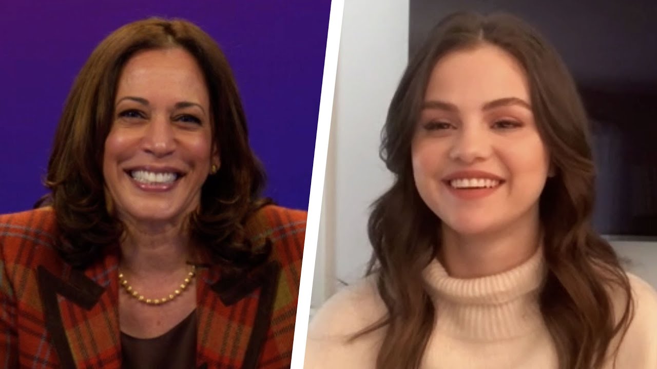 Kamala Harris and @selenagomez on voting and the importance of mental health