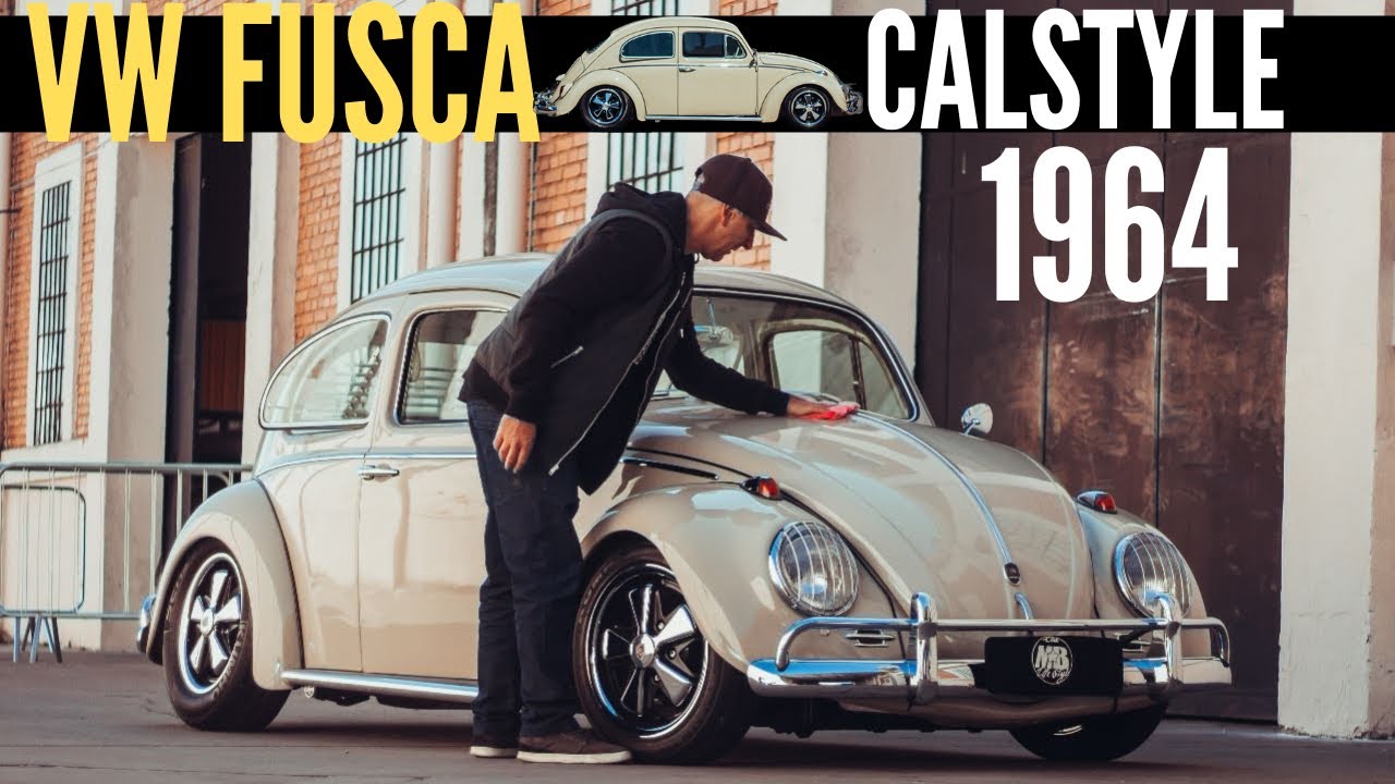 VW FUSCA 1964 BEGE AREIA -  O CALSTYLE COM A RECEITA DO SUCESSO !!