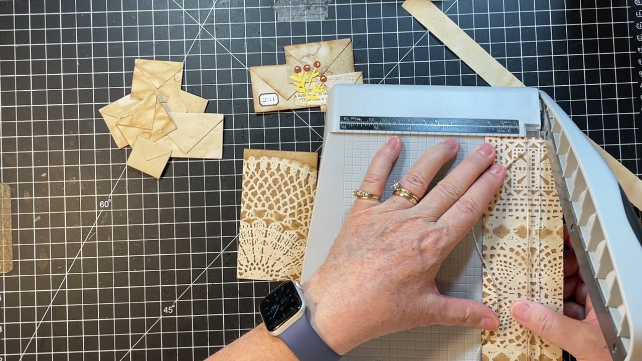 Scrappy Saturday! - Mass Making Envelope Cluster Tucks!