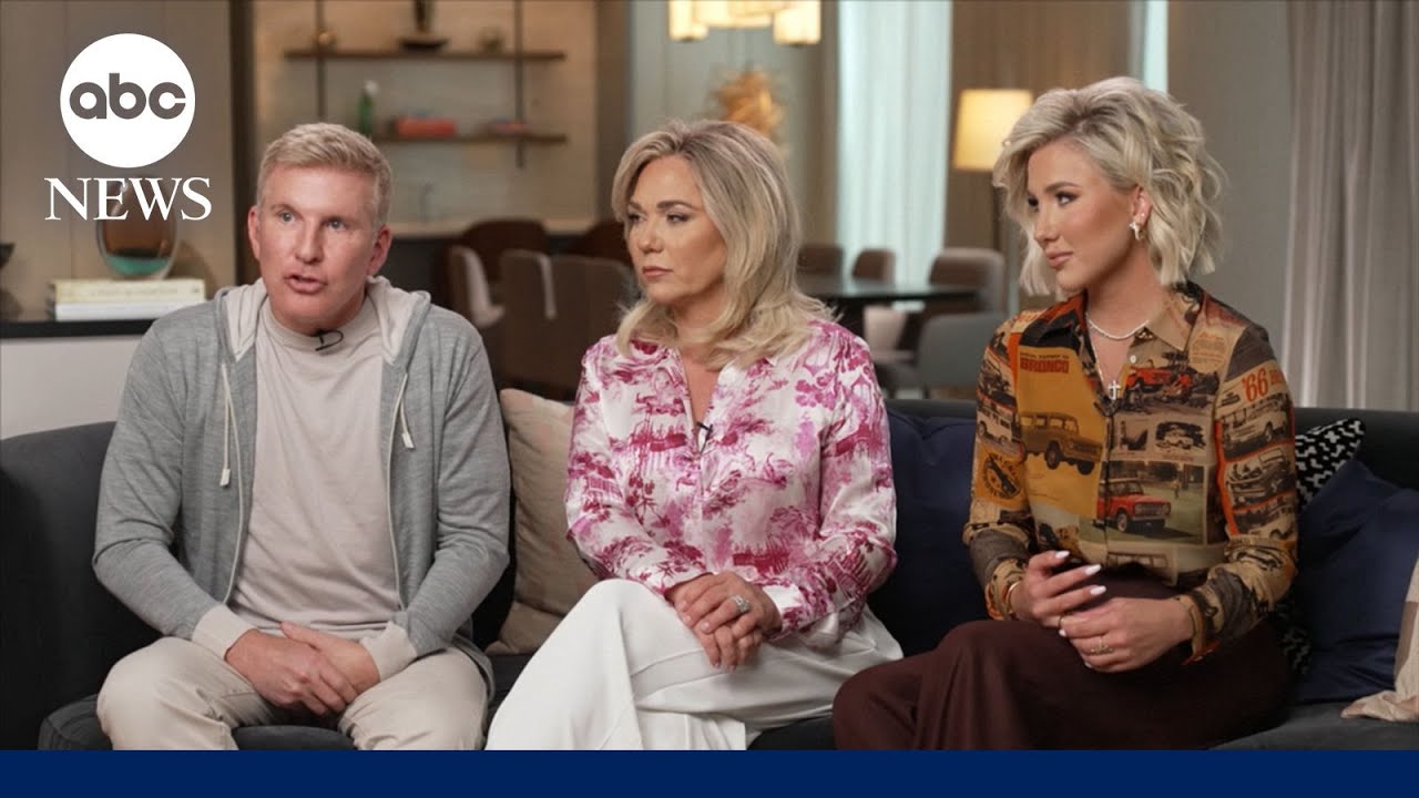 Todd and Julie Chrisley speak after prison release