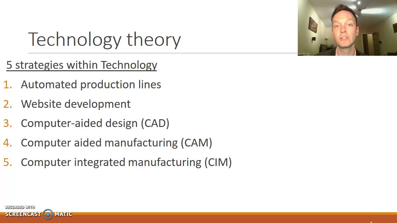 Operations Management - Technology