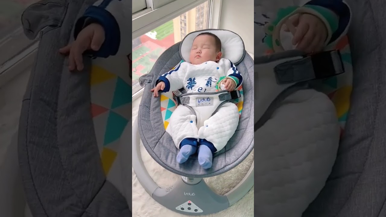 Baby electric rocking chair | Baby sleep rocking Basket bed #shorts