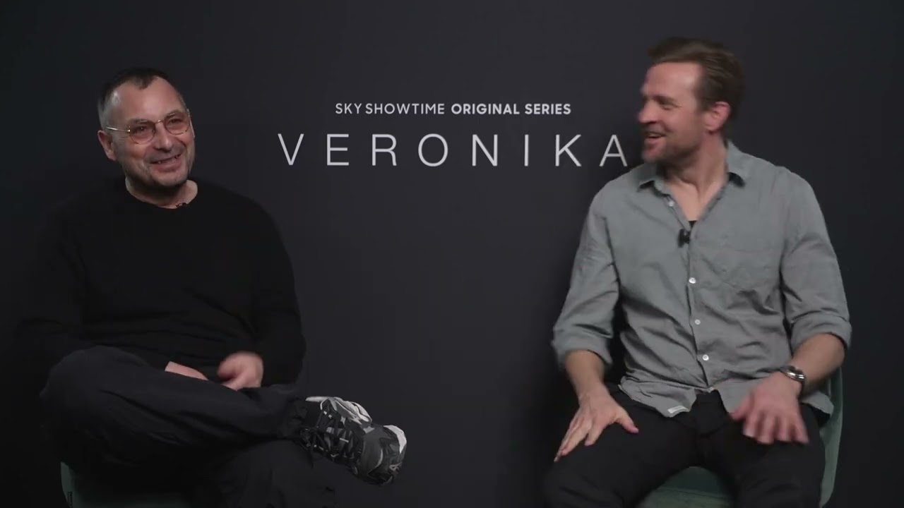 Jonas Alexander Arnby and Tobias Santelmann talk about their psychological thriller series Veronika.