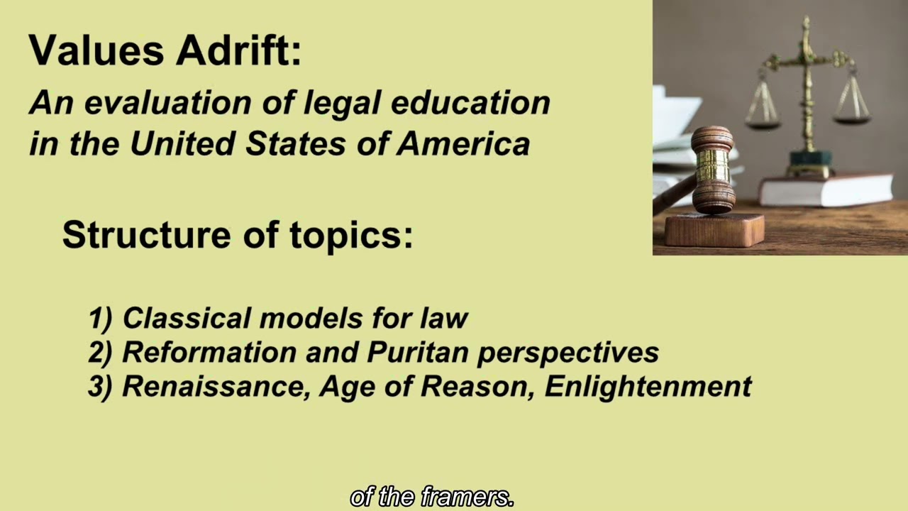 Values Adrift: An evaluation of the rule of law in America