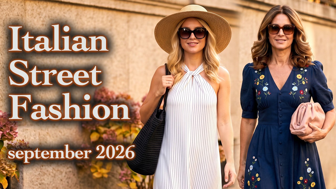 Элегантная итальянская мода 50+, 60+, 70+ 🍂 Новые осенние тренды. Luxury Fashion Vlog