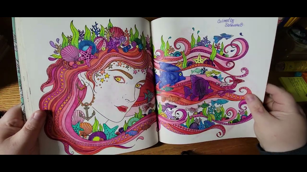 Everything I've colored in Hanna Karlzons books part 1