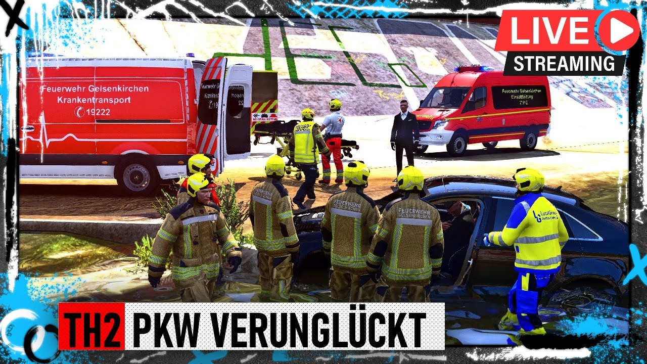 🔴 LIVE | 🚑PKW verunglückt⚡ Gelsenkirchen Netzwerk Roleplay Maxmilim #live