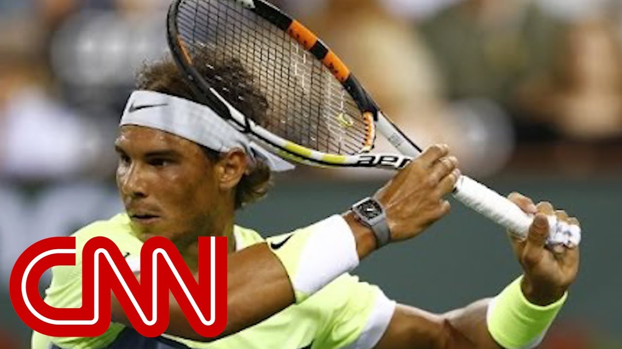 Rafa's racket is wired!