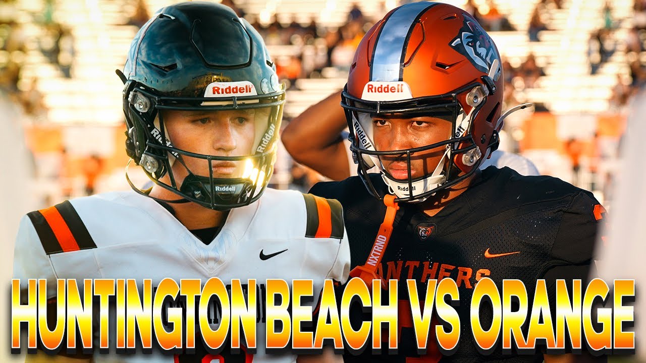 Huntington Beach vs Orange 🔥 - Ohio State Commit Brady Edmunds Goes Crazy🍿👀 - Week 0 