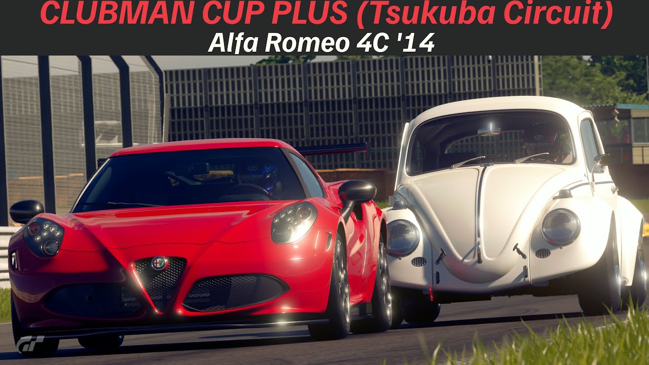 Gran Turismo 7 - Clubman Cup Plus (Tsukuba Circuit) | Alfa Romeo 4C '14