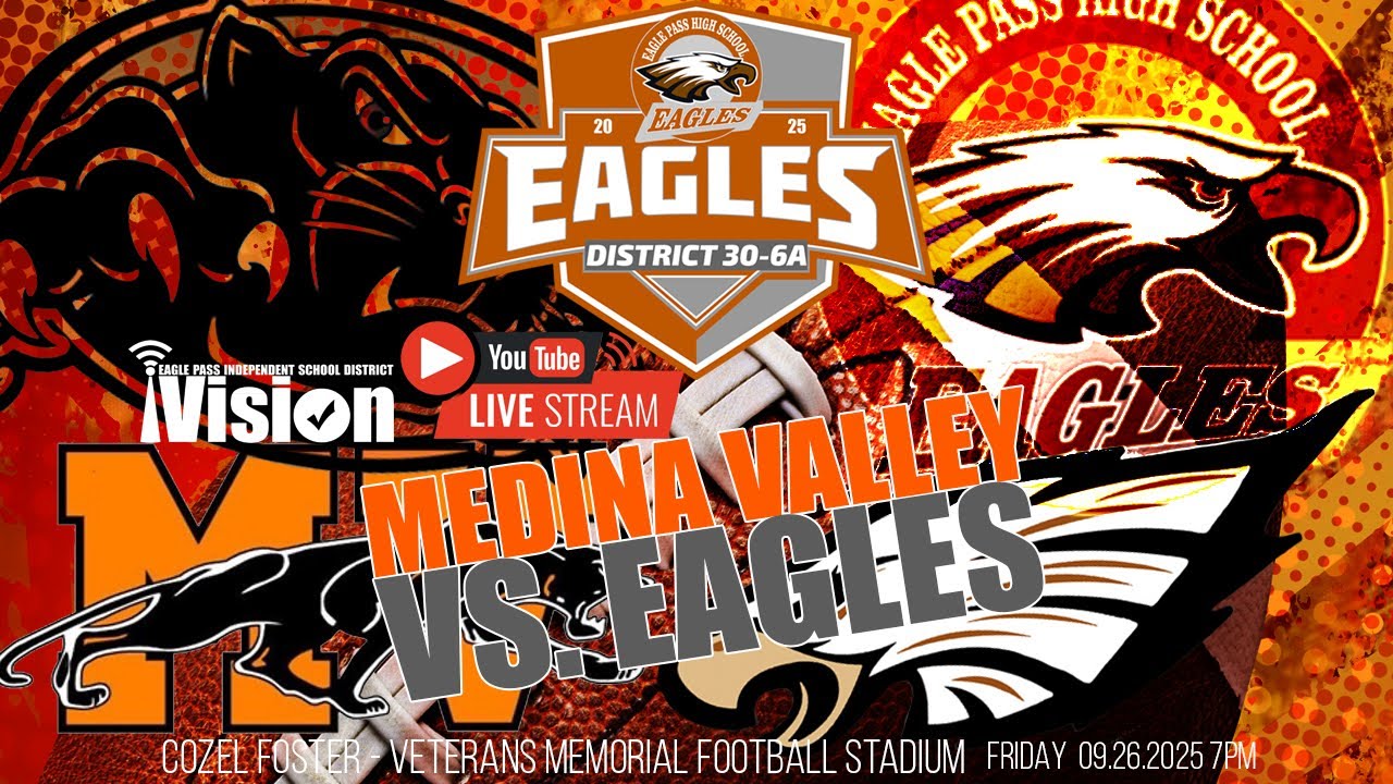EPHS Eagles vs Medina Valley Panthers | Varsity Football | September 26, 2025