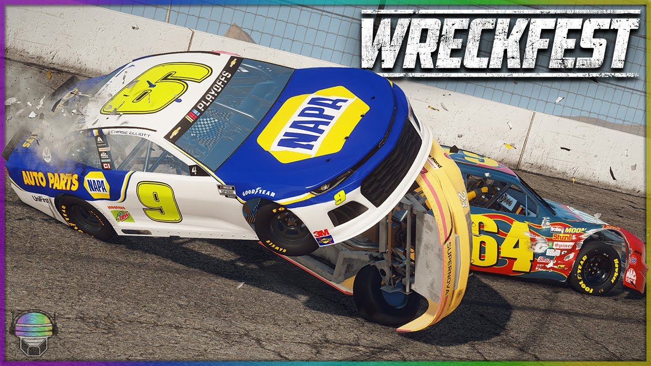 CHASE ELLIOTT CHALLENGE на Superspeedway и Figure 8! | Wreckfest