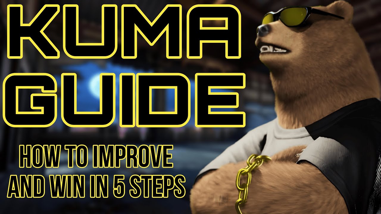 KUMA GUIDE - How to IMPROVE and WIN in 5 steps | Tekken 8