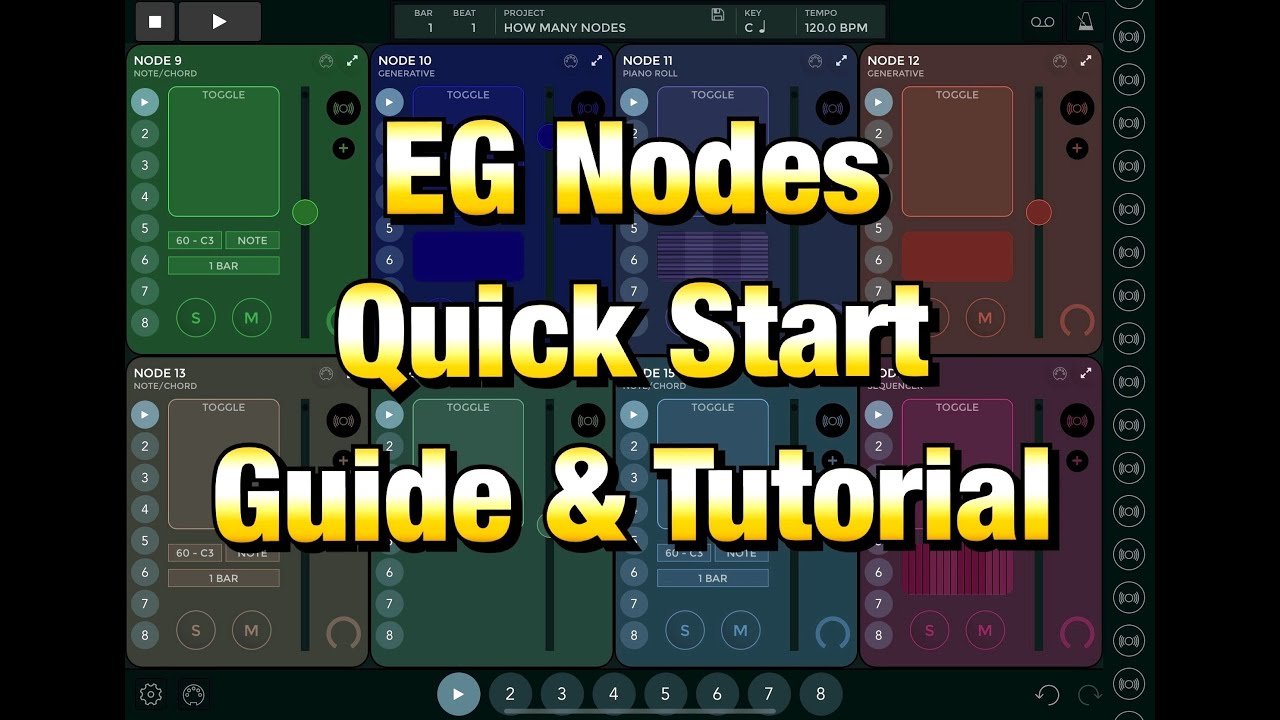 EG Nodes - Quick Start Guide & Tutorial, Plus, How Many Nodes Can We Have in a Project