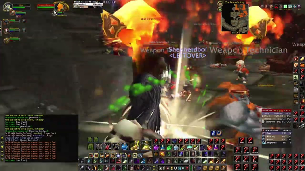 Fleeing mobs pull more in 4 man BRD