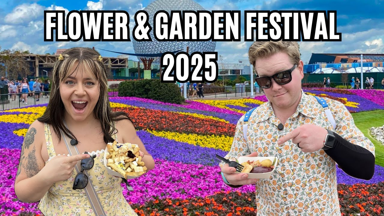 Trying Over 15 Items at The EPCOT International Flower and Garden Festival | EPCOT 2025