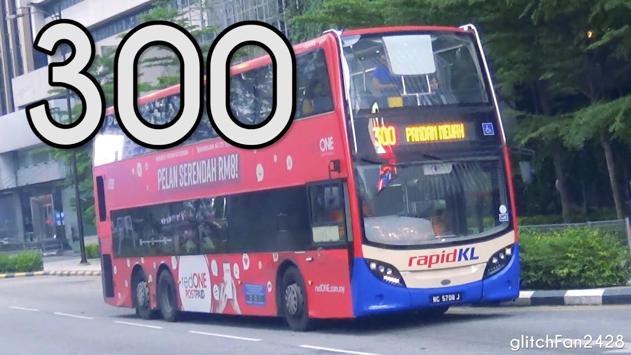 [rapidKL] WC5708J on Service 300 - Alexander Dennis Enviro 500 MMC