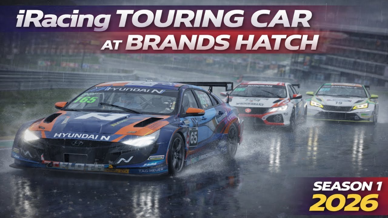 iRacing Touring Car at Brands Hatch Wet Race | Season 1 2026