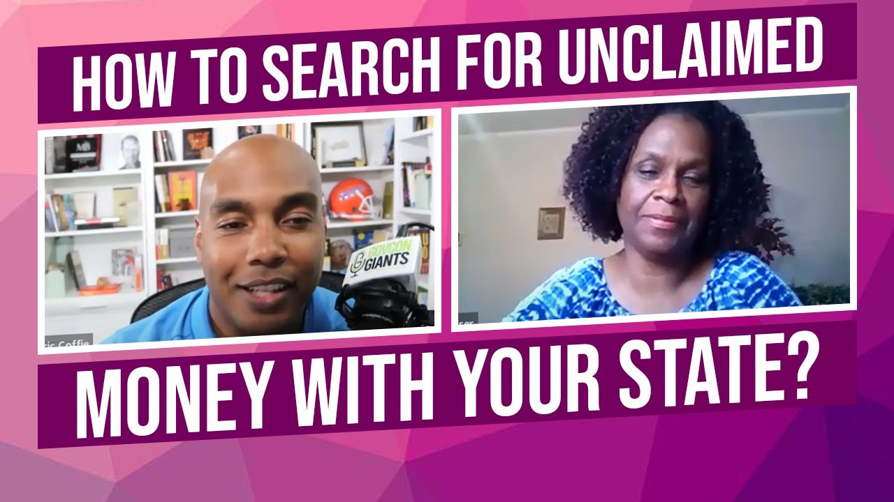 How to search for unclaimed money with your state? -  Eric Coffie
