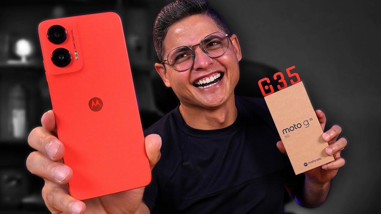 Motorola MOTO G35! Será que VALE A PENA COMPRAR?🪶 Unboxing e Impressões