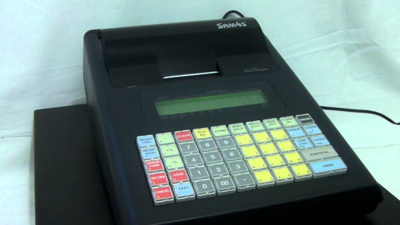 How To Correct A Mistake Made During A Sale On The Sam4S ER230 / ER-230 / ER230M Cash Register