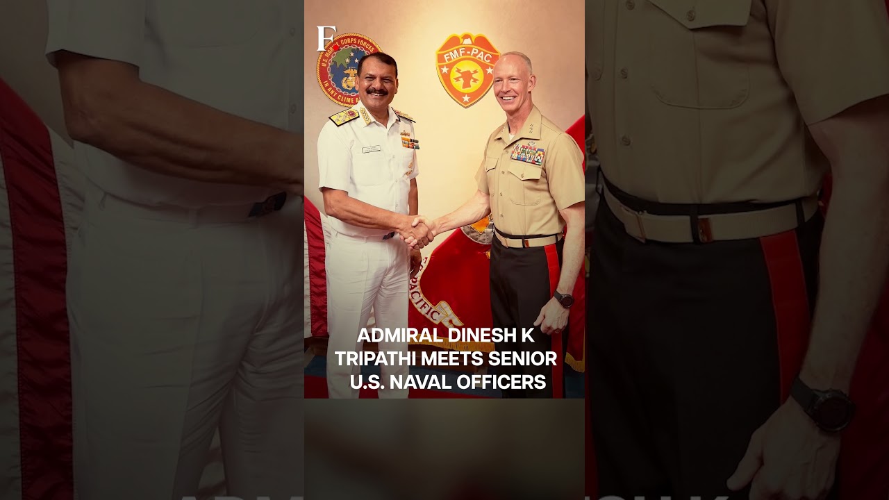 Indian Navy Chief Holds High-Level Talks With Senior US Naval Officers | Firstpost | N18G
