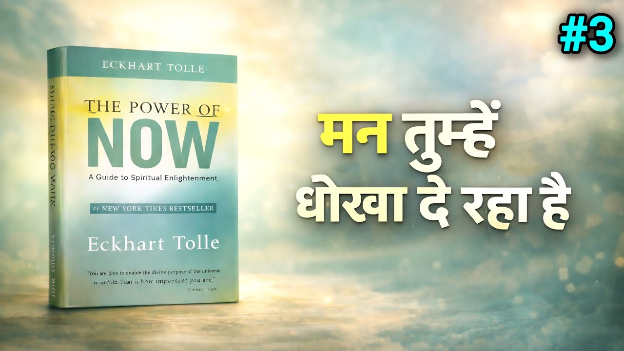 मन तुम्हें धोखा दे रहा है। The Power Of Now By Eckhart Tolle Book 📚📖 Summary In Hindi|| #selfbookhub