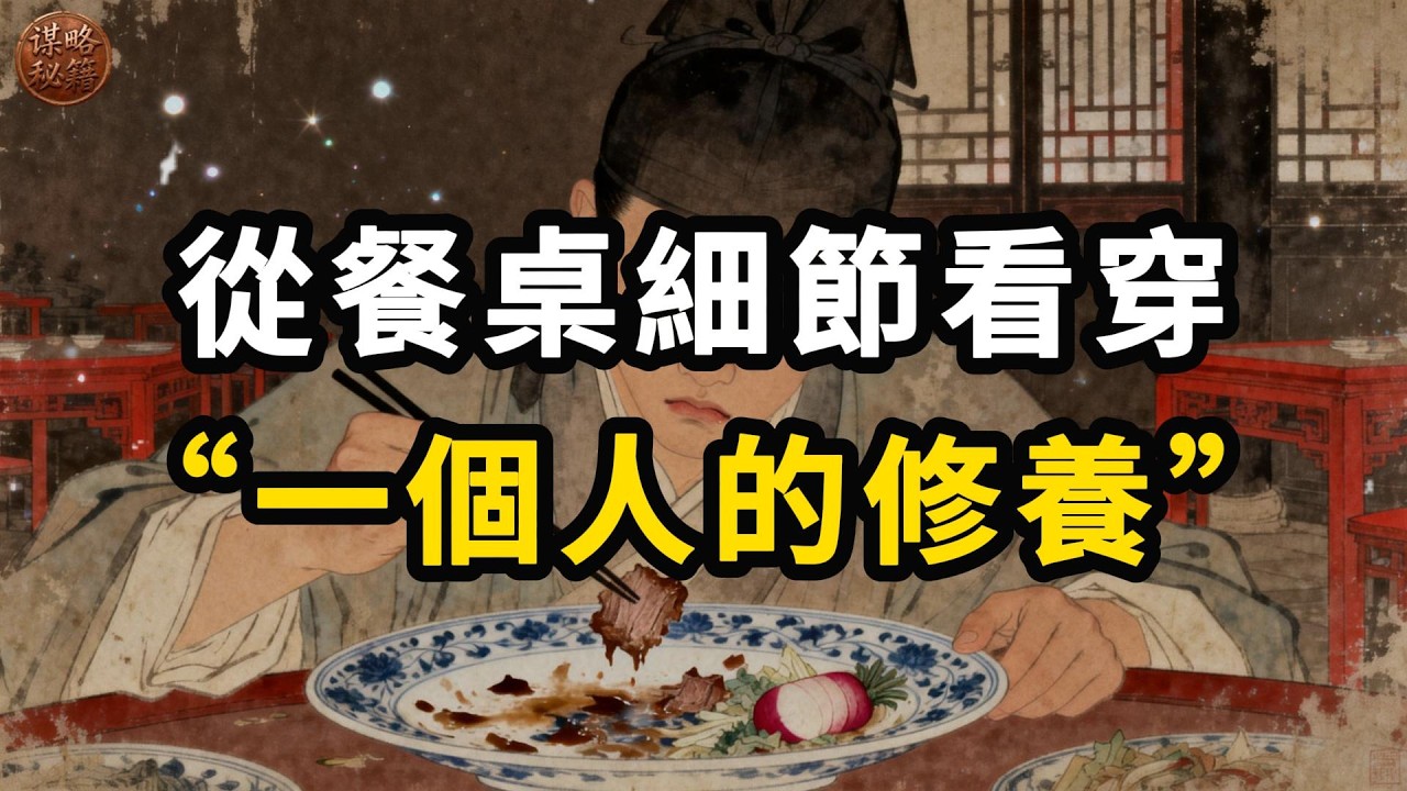 從餐桌細節看穿“一個人的修養”!#YouTube #谋略秘籍#饭局识人 #人际关系 #处世智慧 #人性心理 #社交技巧 #谋略秘籍 #强者思维 #情商 #认知觉醒 #细节看人品