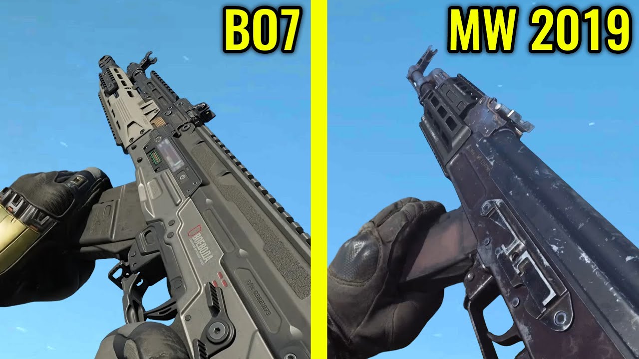 Black Ops 7 vs Modern Warfare 2019 - Weapons Comparison