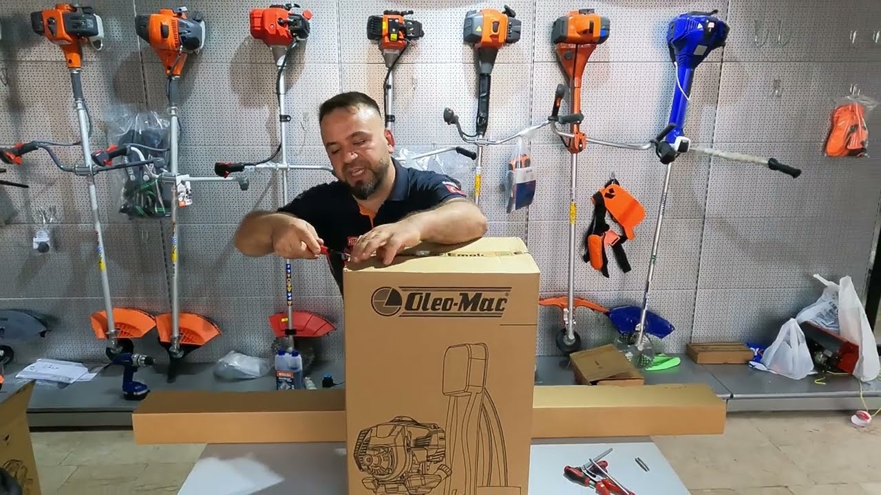YENİ MODEL - Oleo Mac Bch 500bp Motorlu Tırpan Kutu İçeriği ve Kurulum