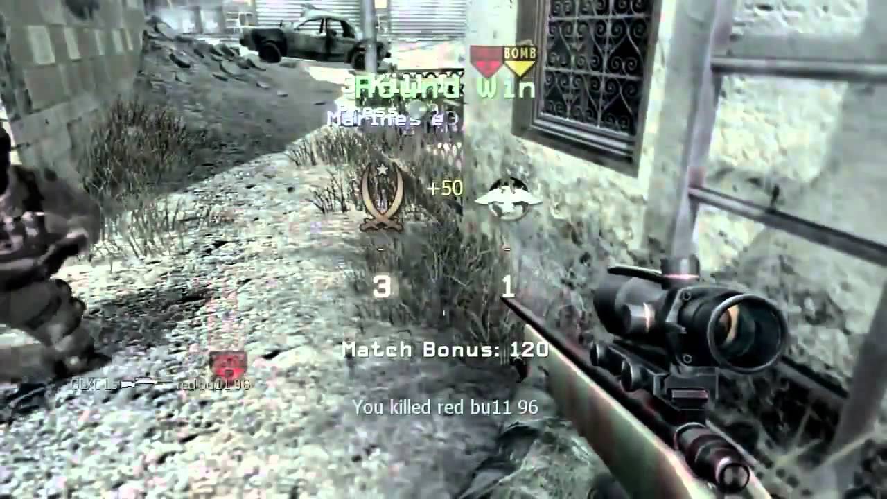INSANE COD4 TRICKSHOT! IF ONLY COD4 HAD KILLCAMS!.