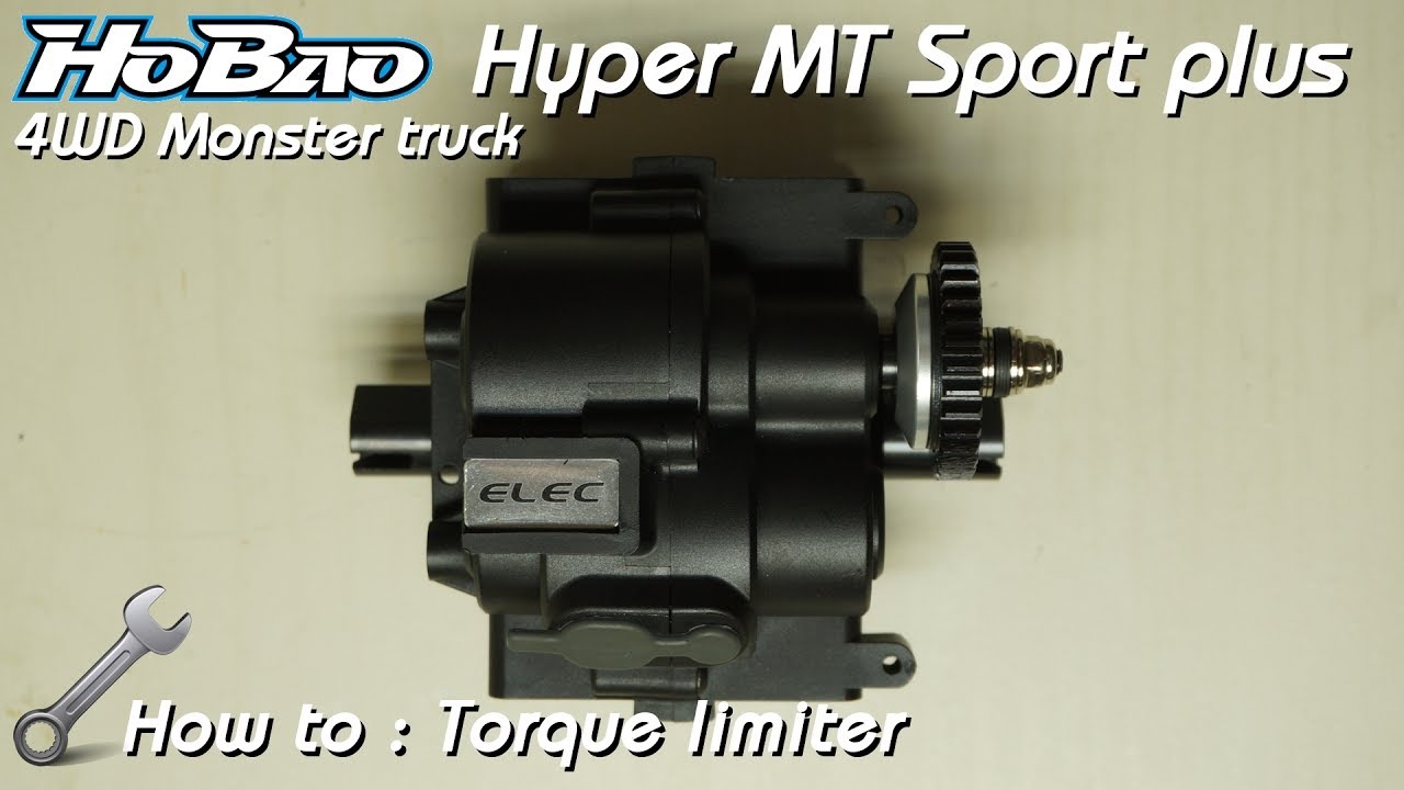 &bull; Hobao  - Hyper MT Sport plus - How to : torque limiter  &bull;