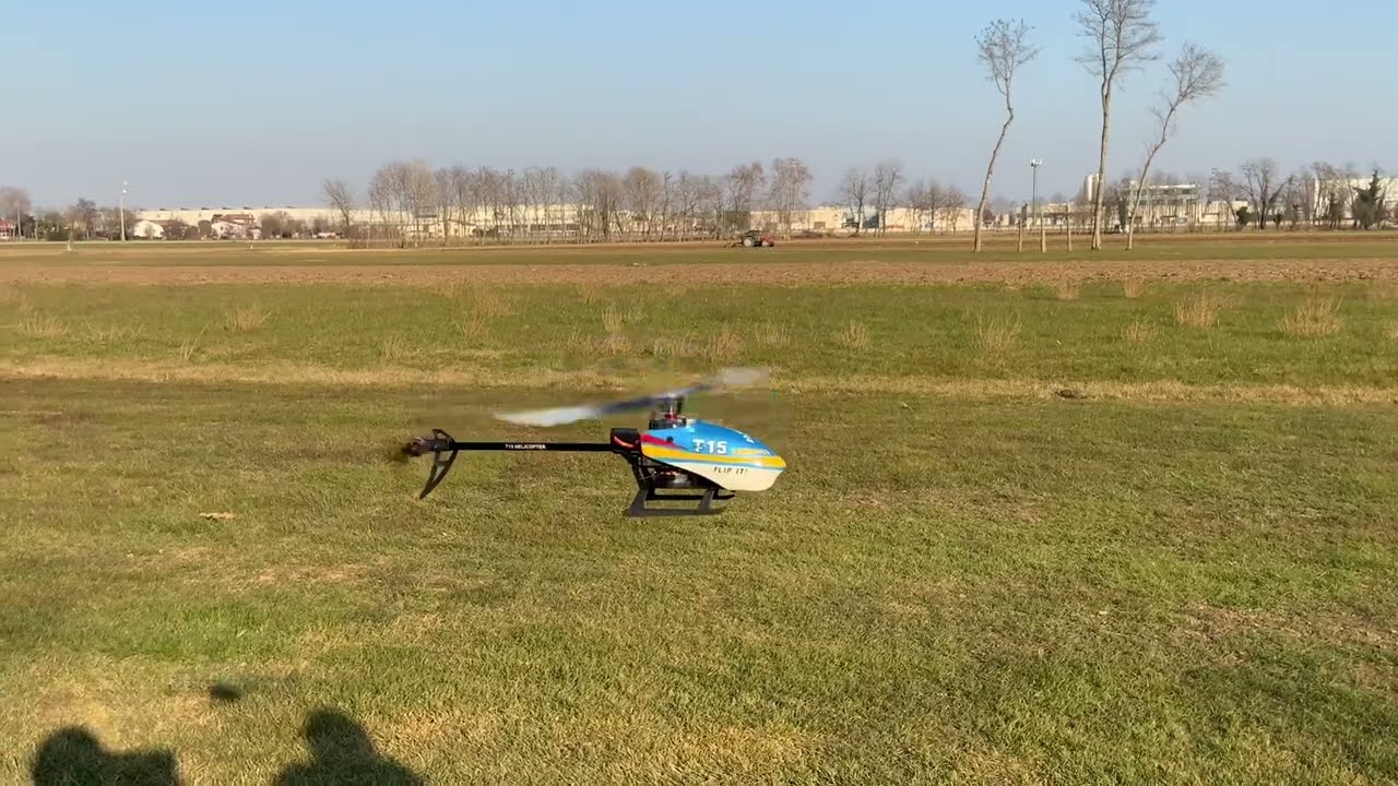 The new Align T15 at the flying field - Luca Pescante