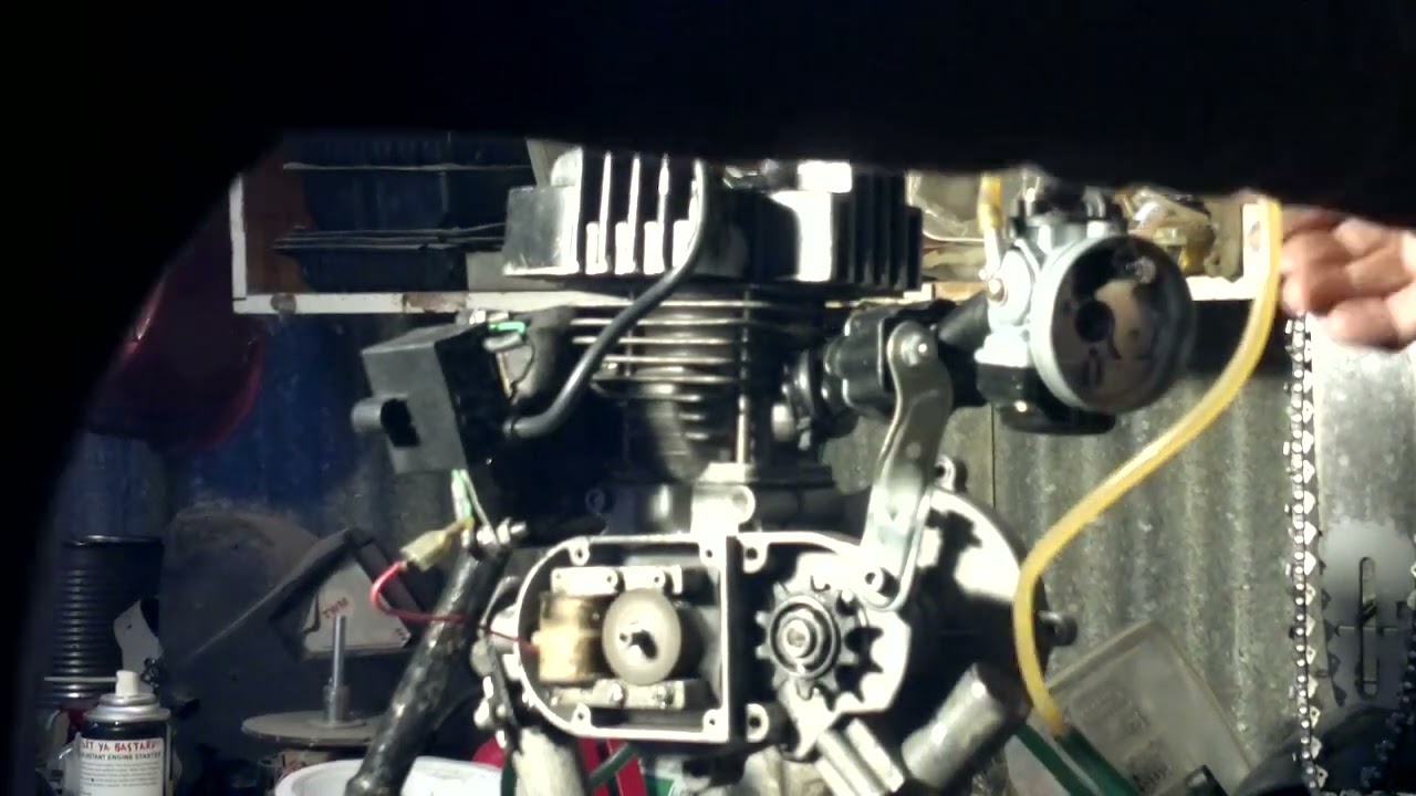 Bench firing and testing of my 56mm reeded engine build..